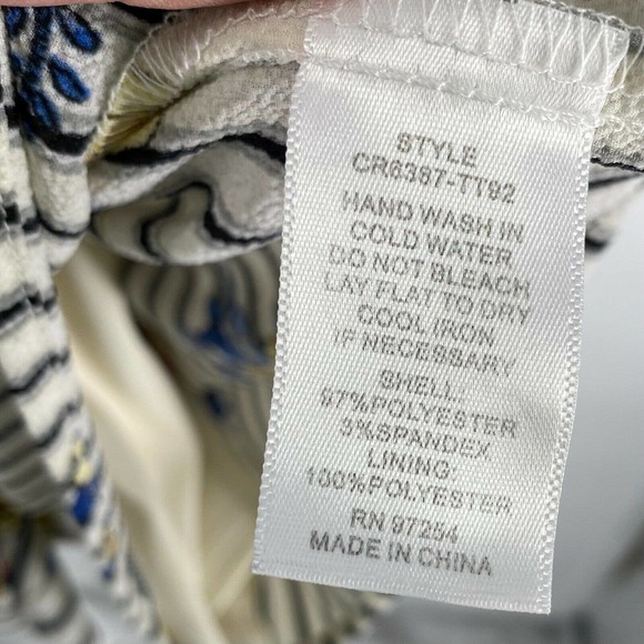 One Love Clothing LA Women’s Striped Floral Sleeveless Romper Shorts Small - Picture 6 of 6